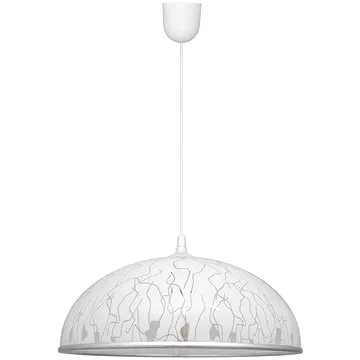 Lustr na lanku CIRCLE 1xE27/60W/230V bílá (122101)