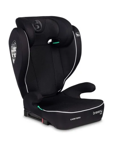 Caretero Dětská autosedačka Breezy 2v1 s isofixem, 100-150cm, černá