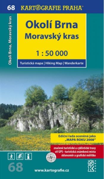 1: 50T (68)-Okolí Brna, Moravský kras (turistická mapa)