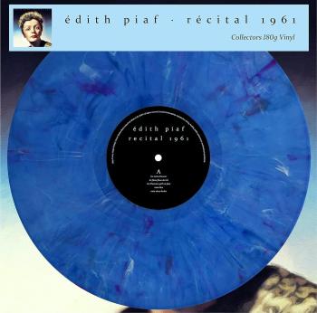 Edith Piaf - Récital 1961 (Blue Marbled Coloured) (LP)