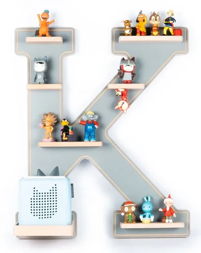 VCM Police Boarti Tonie - písmeno K, šedá