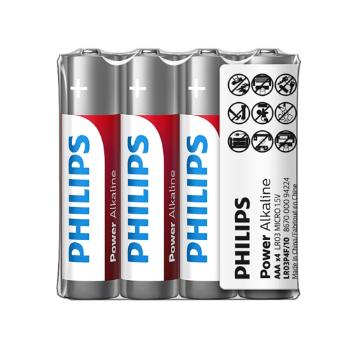 Philips Baterie AAA 1,5 V Power Alkaline, 4 ks