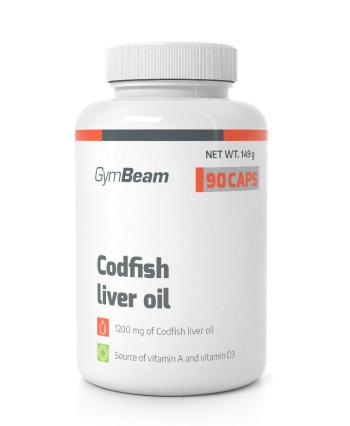 Codfish Liver Oil - GymBeam 90 kaps.