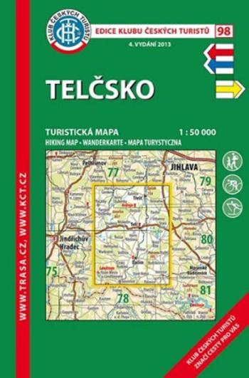 KČT 98 Telčsko 1:50 000