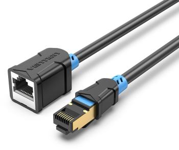 Hálózati kábel Vention Cat.6 SSTP Extension Patch Cable, 8m, fekete