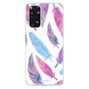 Odolné silikonové pouzdro iSaprio - Feather Pattern 10 - Xiaomi Redmi Note 11 / Note 11S