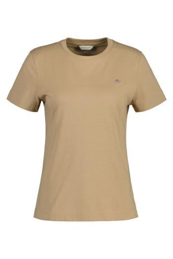 TRIČKO GANT REG SHIELD SS T-SHIRT DARK KHAKI