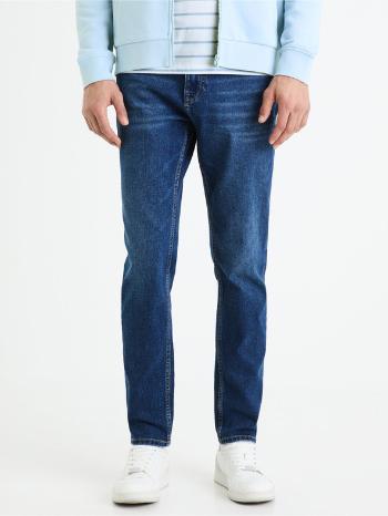 Celio Foslim Jeans Modrá