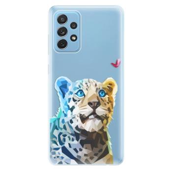 Odolné silikonové pouzdro iSaprio - Leopard With Butterfly - Samsung Galaxy A72