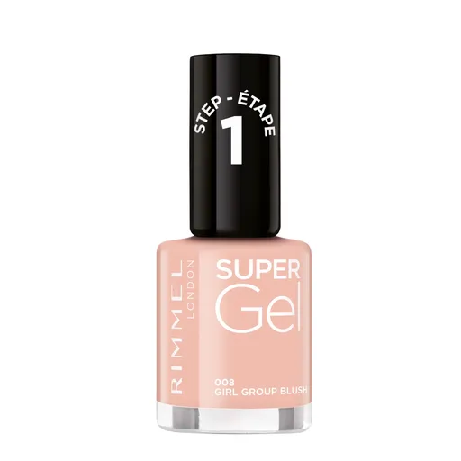 Rimmel Gelový lak na nehty Super Gel (Nail Polish) 12 ml 008 Girl Group Blush
