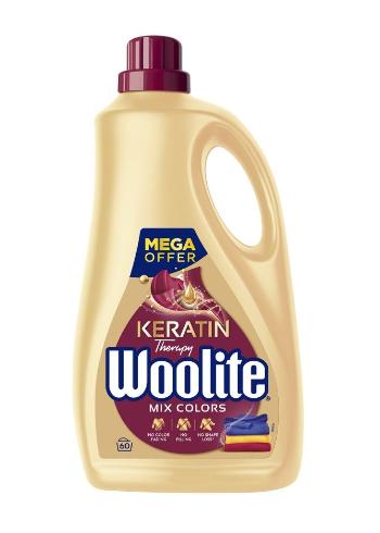 Woolite Keratin Tekutý prací prostředek na barevné prádlo 3,6 l