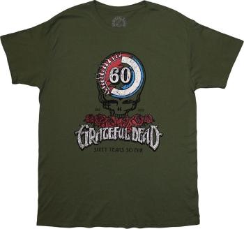 Grateful Dead Tričko 60th Roses Unisex Green M