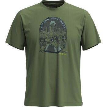 Smartwool STREETS TO PEAKS GRAPHIC SS TEE Pánské triko, zelená, velikost