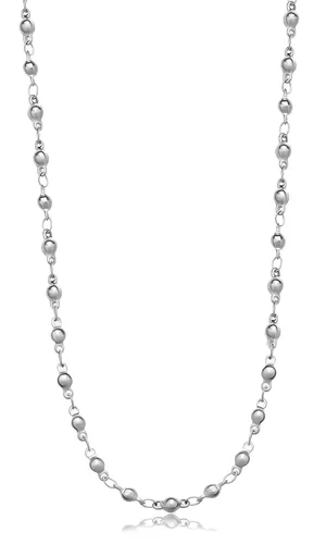 S'Agapõ Dlouhý ocelový řetízek s kuličkami Chunky SHK86