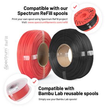 Spectrum 81338 ReFill filament, rPETG, 1kg, 1.75mm, CARMINE RED