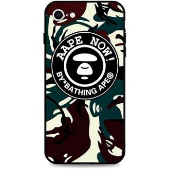 TopQ Kryt iPhone SE 2022 3D silikon Army 73907 (Sun-73907)