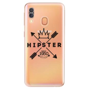 Odolné silikonové pouzdro iSaprio - Hipster Style 02 - Samsung Galaxy A40