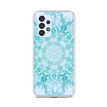 TopQ Kryt Samsung A53 5G silikon Blue Mandala 72343 (Sun-72343)