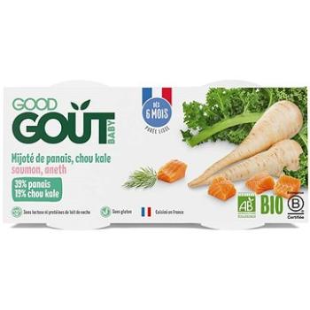 Good Gout BIO Losos s kapustou a pastinákem (2× 190 g) (3760269312562)