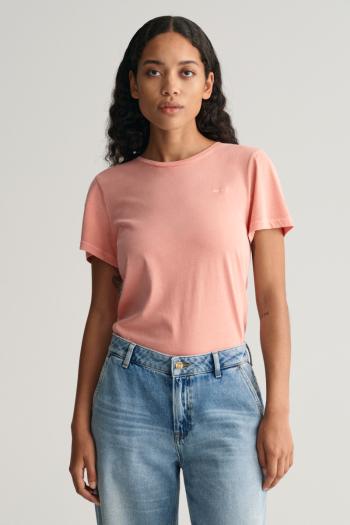 TRIČKO GANT REG SUNFADED SS C-NECK T-SHIRT PEACHY PINK