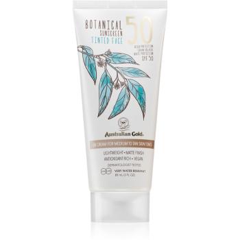 Australian Gold Botanical Tinted Face tónovací ochranný krém SPF 50 Medium 88 ml