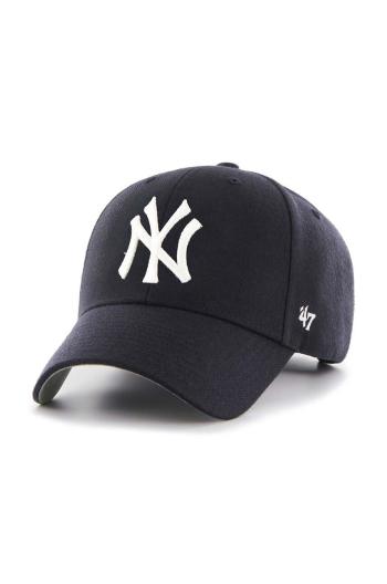 Kšiltovka 47 brand MLB New York Yankees tmavomodrá barva, s aplikací, B-MVP17WBV-NYB