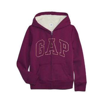 GAP INSULATED FULLZIP Dívčí mikina, vínová, velikost