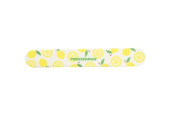 Tweezerman Nail File, pilník na nehty s pouzdrem s motivem citronů