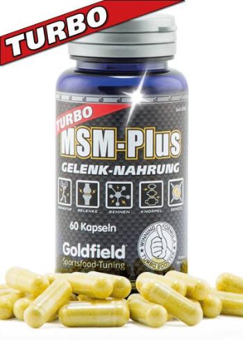 MSM-Plus Turbo - Goldfield 60 kaps.