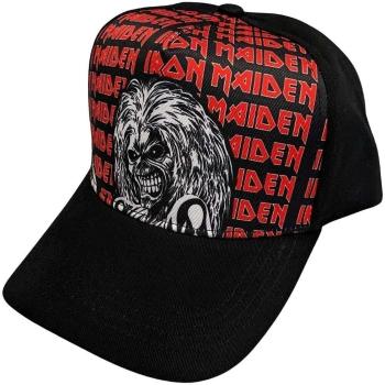 Iron Maiden Kšiltovka Eddie Logo Repeat Black