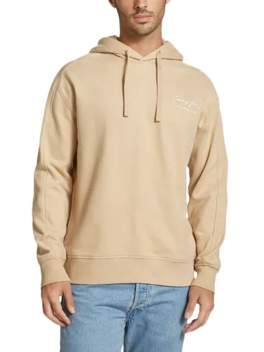 Tommy Jeans pánská béžová mikina Washed DM0DM19239 L