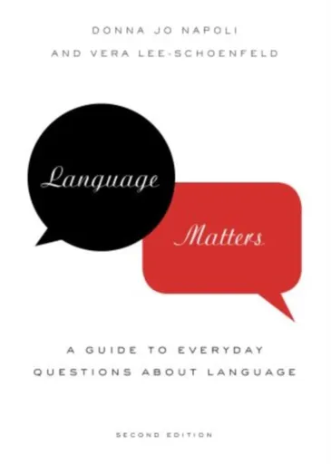 Language Matters - Donna Jo Napoli, Vera  Lee-Schoenfeld