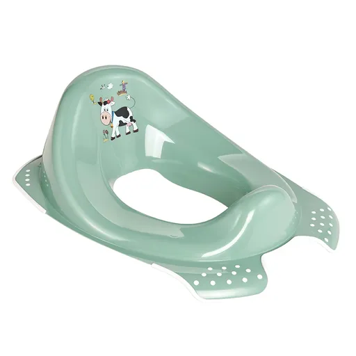 Plastové protiskluzové sedátko na WC KEEEPER severská zelená