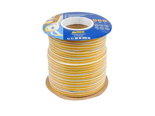 Těsnění do oken a dveří samolepící VOREL TO-76756 9x5,5mm TYP P bílé 100m