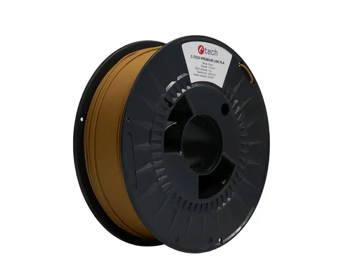 C-Tech 3DF-P-PLA1.75-WD 3D filament, PREMIUM LINE, PLA, dřevo, 1,75mm, 1kg