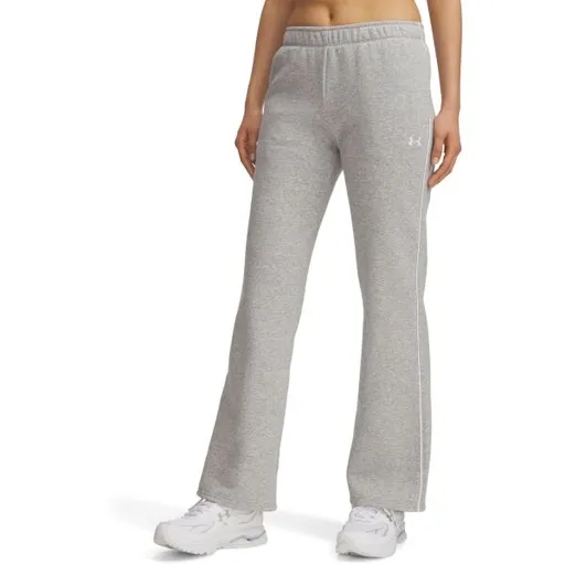 Under Armour RIVAL FLEECE PIPED PANT Dámské hřejivé tepláky, šedá, velikost
