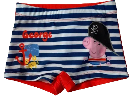 Eplus Chlapecké plavky - Peppa Pig modré Velikost - děti: 116/128