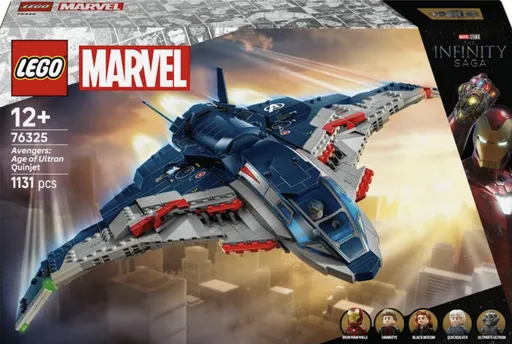 Avengers: Age of Ultron Stíhačka Quinjet - LEGO® Marvel (76325)