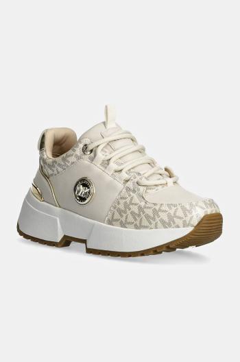 Dětské sneakers boty Michael Kors COSMO LOGO béžová barva, MK101036