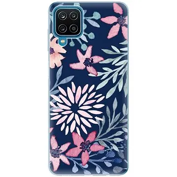 iSaprio Leaves on Blue pro Samsung Galaxy A12 (leablu-TPU3-A12)