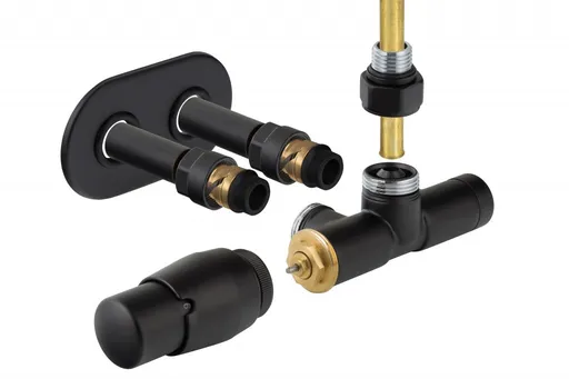 HOPA SINGLE-SET, jednobodový ventil (Z7) Barva Černá matná tmavá, Varianta Pravá RDSINGLESETRMB