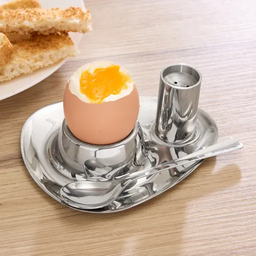 Snídaňová sada na vejce z nerezové oceli
