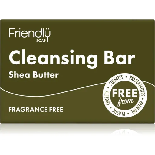 Friendly Soap Cleansing Bar Shea Butter přírodní mýdlo na obličej 95 g
