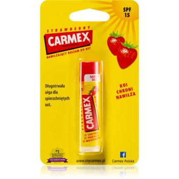 Carmex Strawberry hidratáló ajakbalzsam stick SPF 15 4.25 g