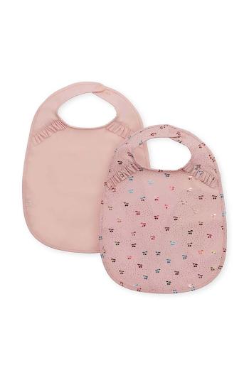 Detský podbradník Konges Sløjd 2 PACK DINNER BIB WITH FRILL 2-pak KS101354