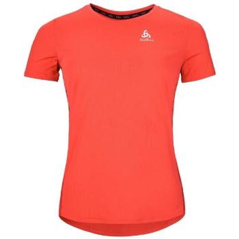 Odlo W CREW NECK S/S ZEROWEIGHT CHILL-TEC Női futópóló, narancssárga, méret