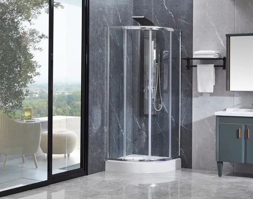 HOPA Sprchový kout LUGO Barva rámu Chrom/Leštěný hliník (ALU), Rozměr A 80, Rozměr B 80, Rozměr C 195, Výplň Čiré bezpečnostní sklo 5 mm OLBLUGO80CC