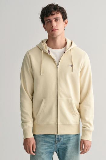 MIKINA GANT REG SHIELD FULL ZIP HOODIE SILKY BEIGE