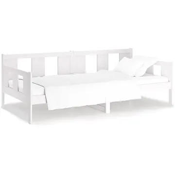 Válenda bílá masivní borové dřevo 90 × 200 cm, 820268 (820268)