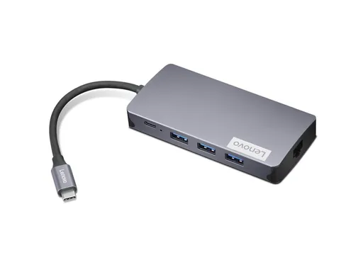 Lenovo Dock CONS - Lenovo 150 - USB-C Travel (100W max), 1x USB-C, 3x USB-A, 1x HDMI, 1x VGA, 1x RJ45, 1x TF/SD čtečka
